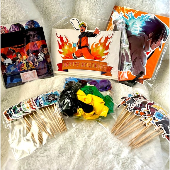 Naruto Party Supplies Naruto Birthday Decorations Kit Poshmark